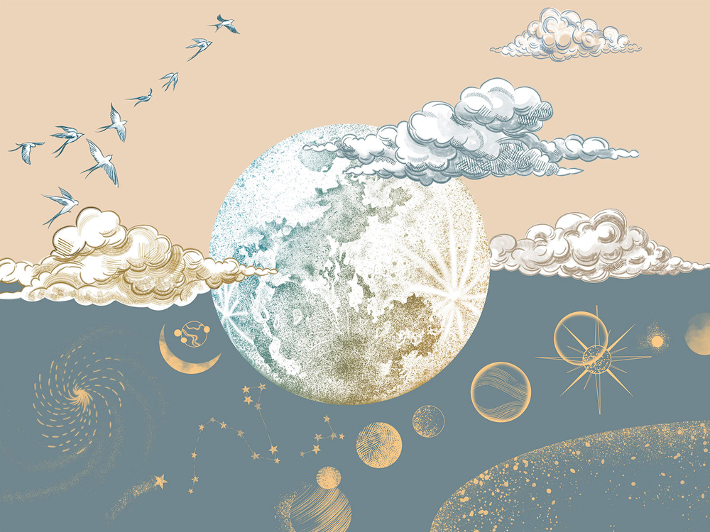 Дизайнерские обои Wall Street Cosmos