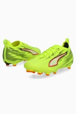 Бутсы Puma Ultra 6 Pro FG/AG Junior - зеленый