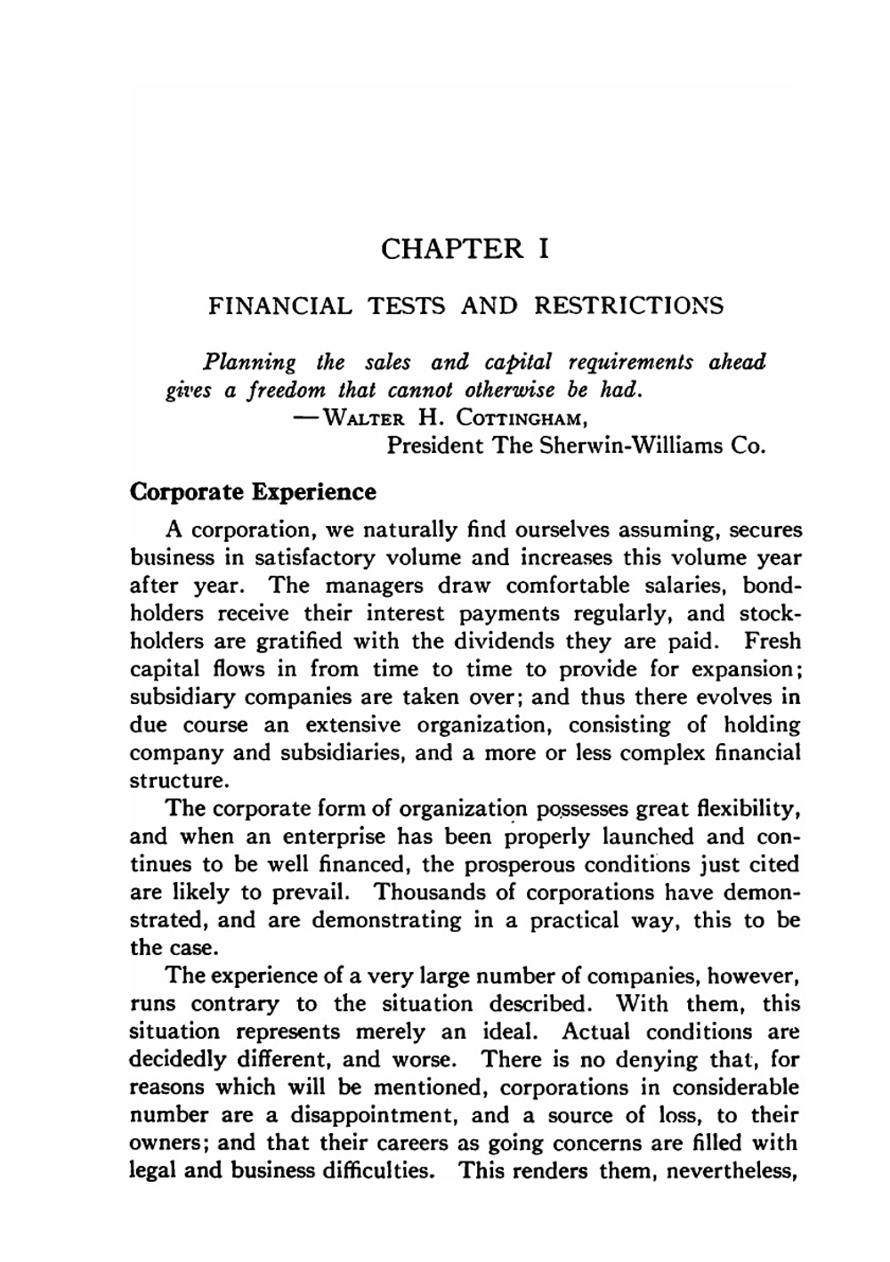 Internal financial management | Lucius W. Guernsey