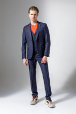 Костюм SLIM FIT из ткани в клетку