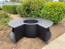 Дровяной гриль-стол Elbrus Grill Альпы 1300, 3мм