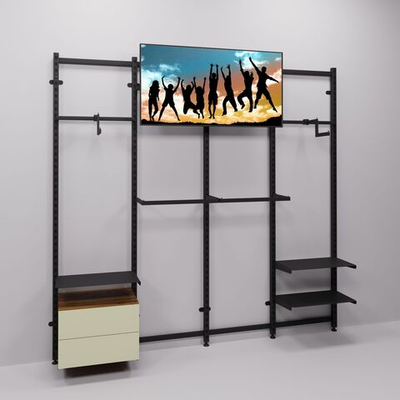 Комплект пристенный с постером и накопителем 2558х477х2413мм