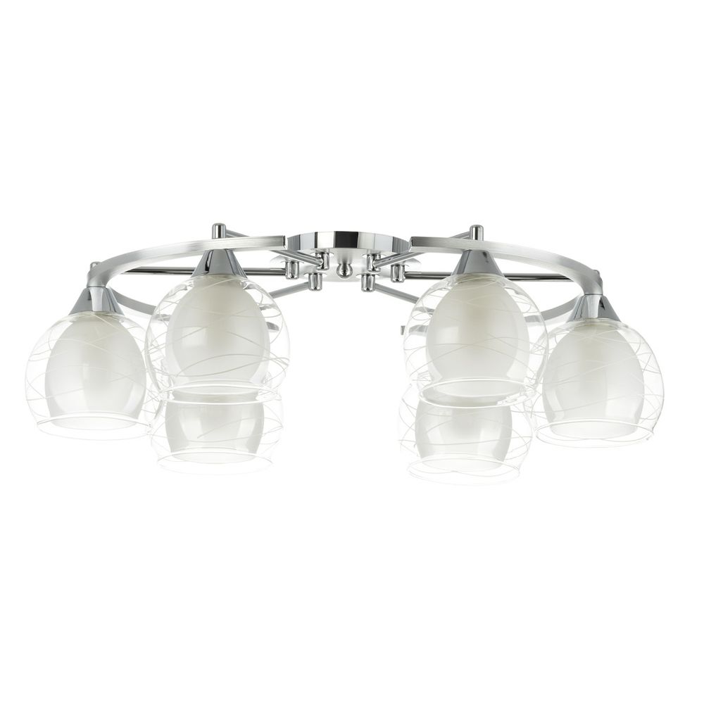 Citilux Буги CL157162 Люстра потолочная Алюминий Хром