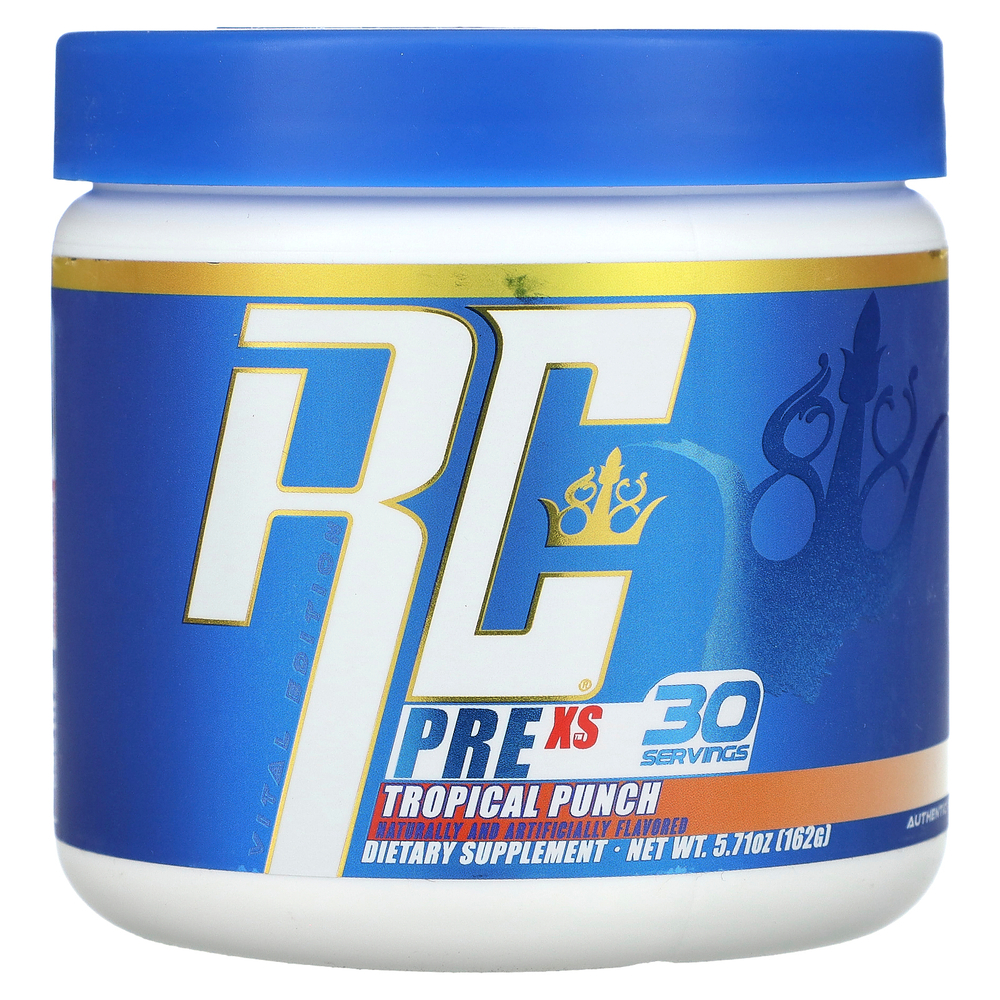 Ronnie Coleman, Vital Edition, Pre XS, тропический пунш, 162 г (5,71 унции)