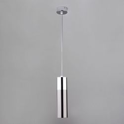 Подвесной светильник Eurosvet Double Topper 50135/1 LED хром/черный жемчуг