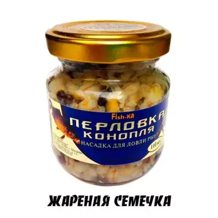 Насадка "Fish.ka" "КУКУРУЗА-КОНОПЛЯ" ЖАРЕНАЯ семечка 110мл.