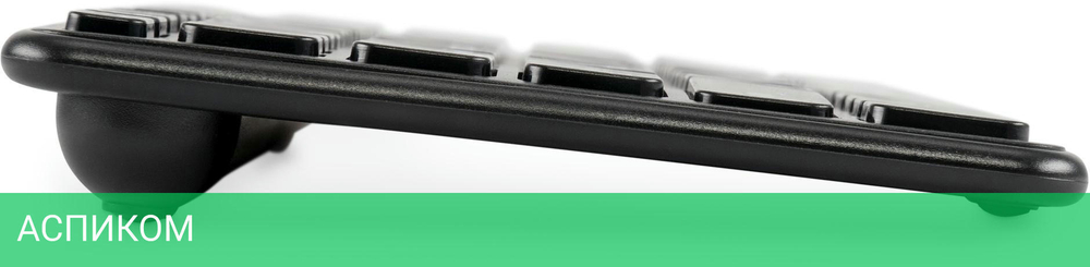 Клавиатура Oklick K614W черный