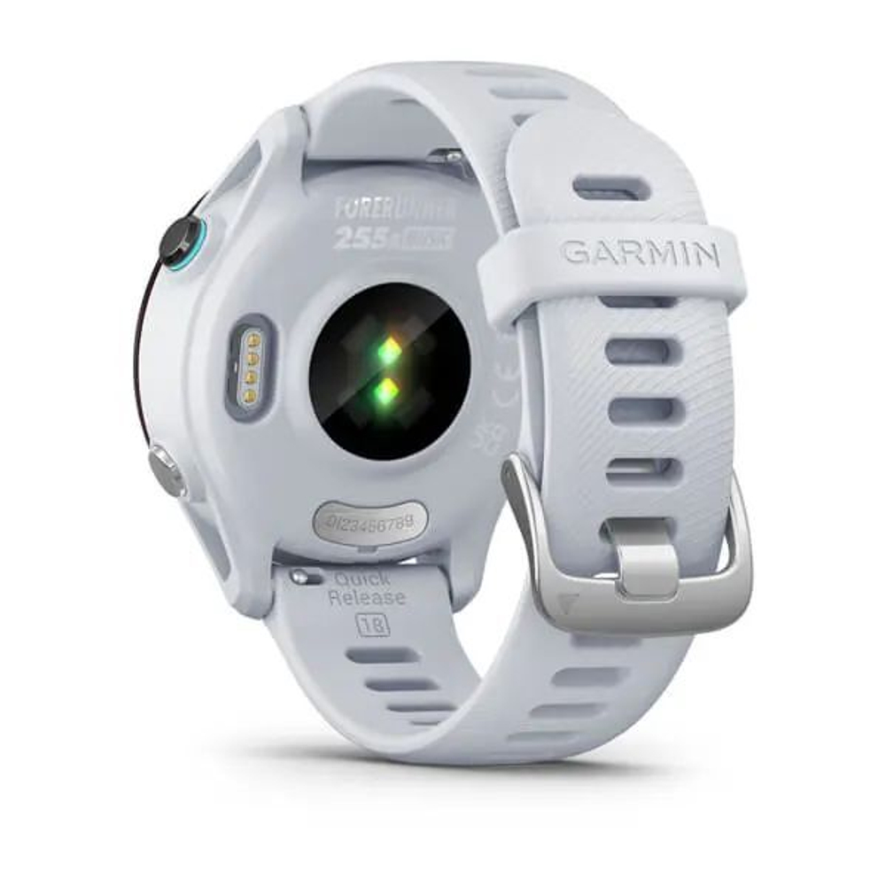 Смарт часы Garmin Forerunner 255S Music с белым ремешком