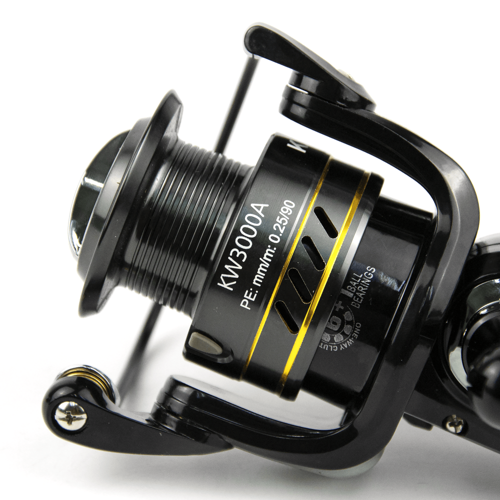 Катушка безынерционная с байтраннером Kaida KW (3000, 6+1BB, мет. шпуля)