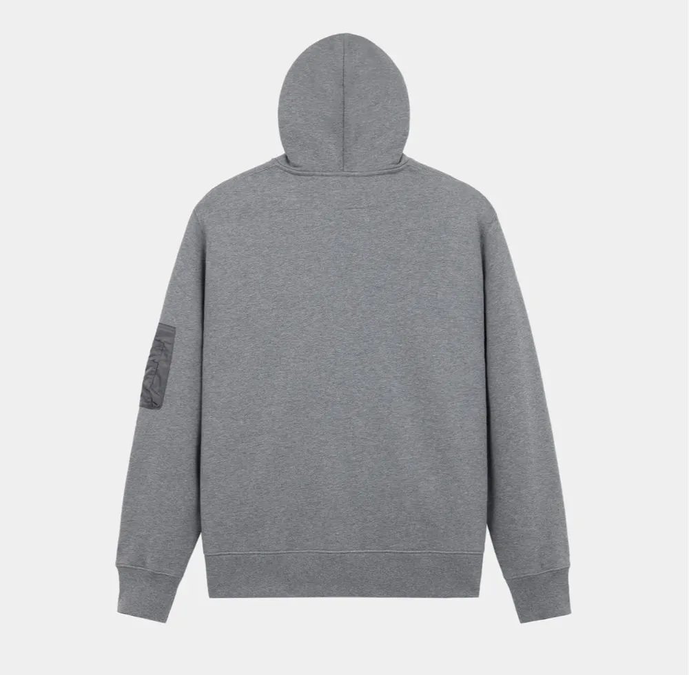 Толстовка Alpha Industries Utility Pocket Hoodie Medium Charcoal Heather (Светло-серый)
