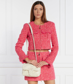 Кожаная сумка через плечо LOVE PUFF MINI CL Pinko - экрю(100039 A1JO)