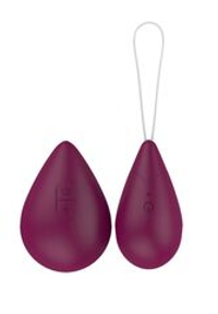 Бордовое виброяйцо Best с пультом ДУ