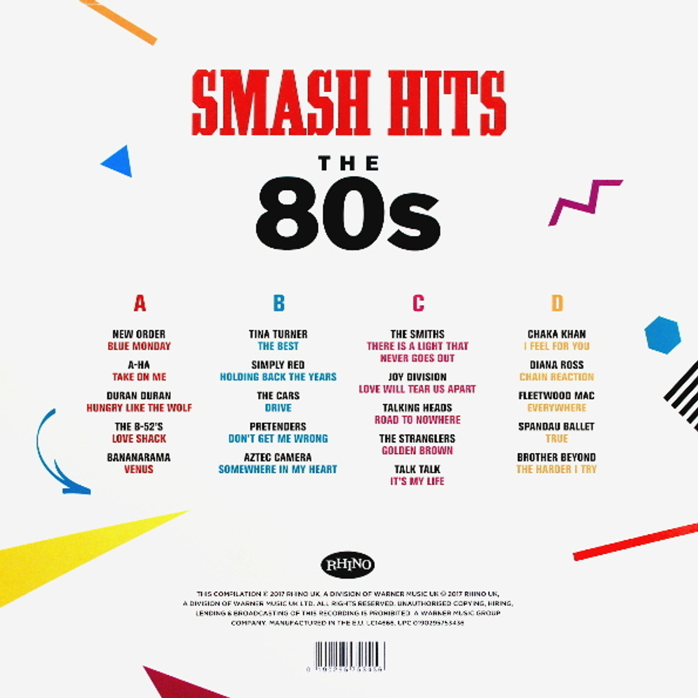 Сборник / Smash Hits The 80s (2LP)