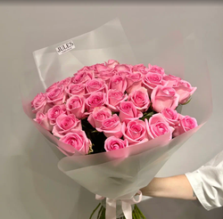 Букет из 45 розовых роз