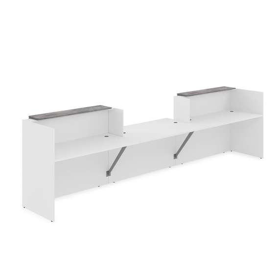 1КРС-ДС.009 Комплект Ресепшн с фартуком ЛДСП (4232*901*1161) (без подсветки)