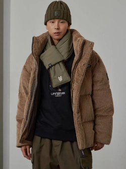 Шапка в рубчик с логотипом ладок