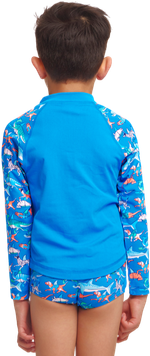 Лонгслив FUNKY TRUNKS Toddler Boys Fin Swimming