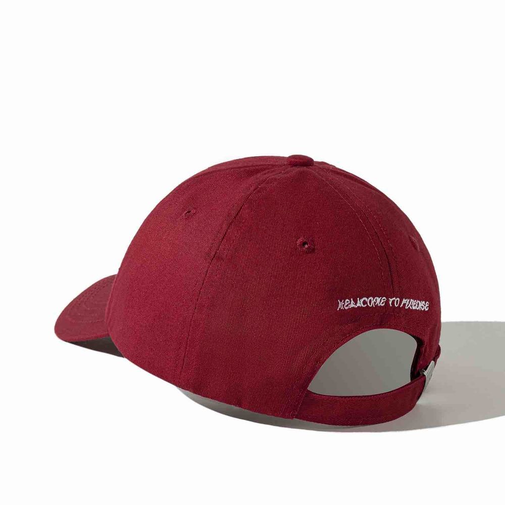 Кепка Ymkashix Hellcome Бордовая