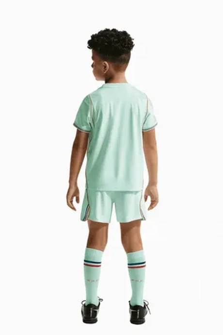 Футбольная форма Nike France 2026 Away Stadium Little Kids - бирюзовый