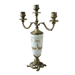 Bello De Bronze Канделябр Триумфато 3-х рожковый, антик