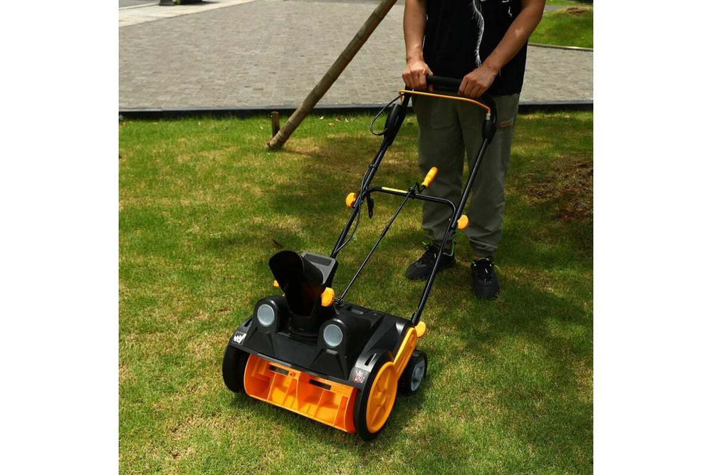 Снегоуборщик электрический DEKO ST2500R, 46см, 2500 Вт, 2 фары