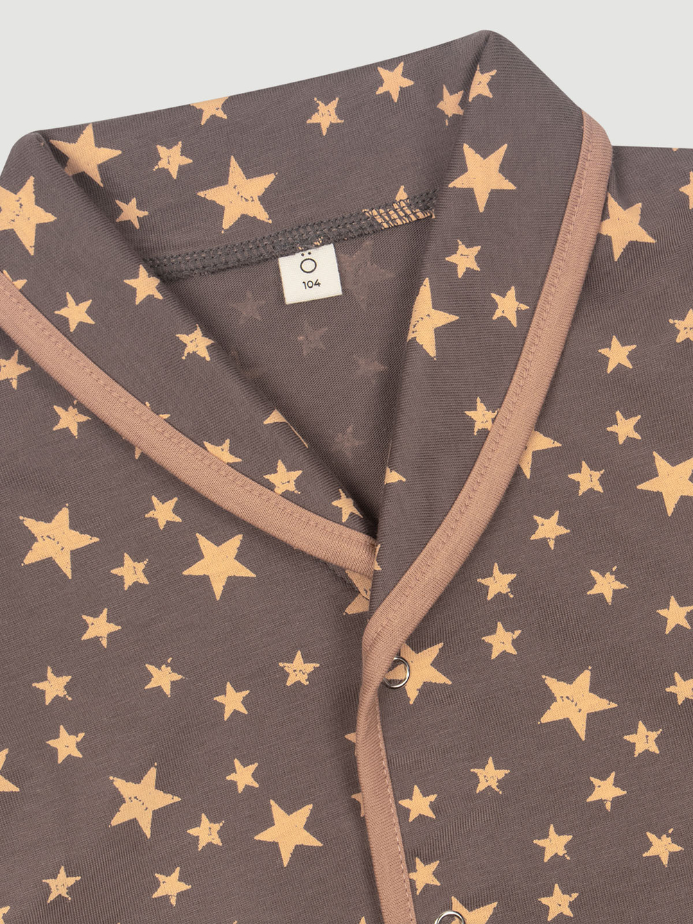 Пижама с воротником Mjölk Retro Stars, уценка