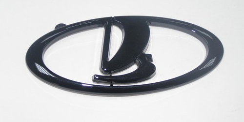 Эмблема решетки /2170 Приора/ черный лак (TLT)