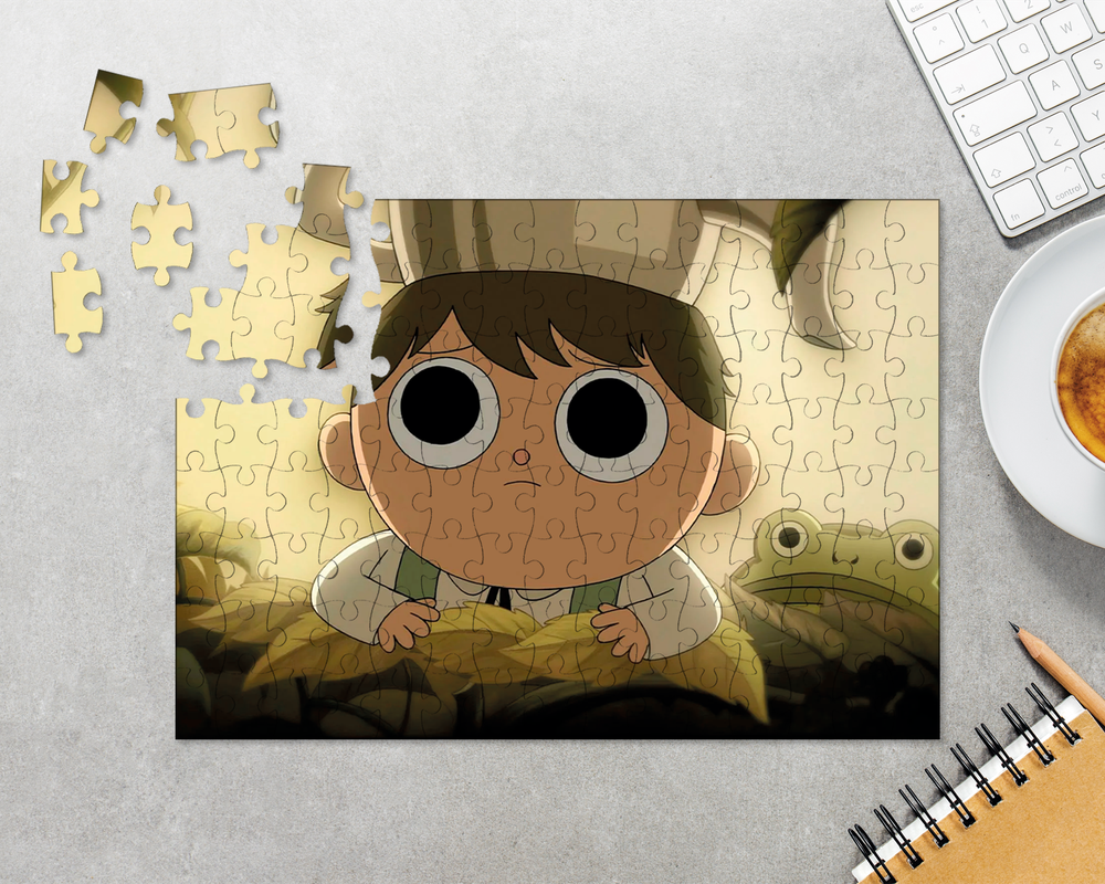 Пазл Грегори И Лягушка Грустные Глазки По Ту Сторону Изгороди Over the Garden Wall
