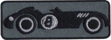 Нашивка - Родстер №8 серый