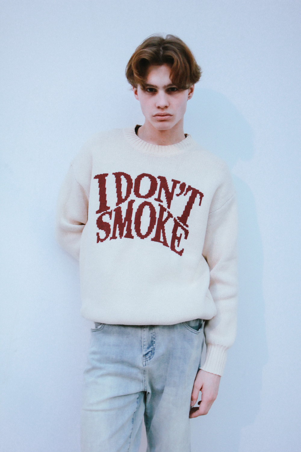 Свитер DONSMOKE "Basic Logo" Oversized Knitted Sweater