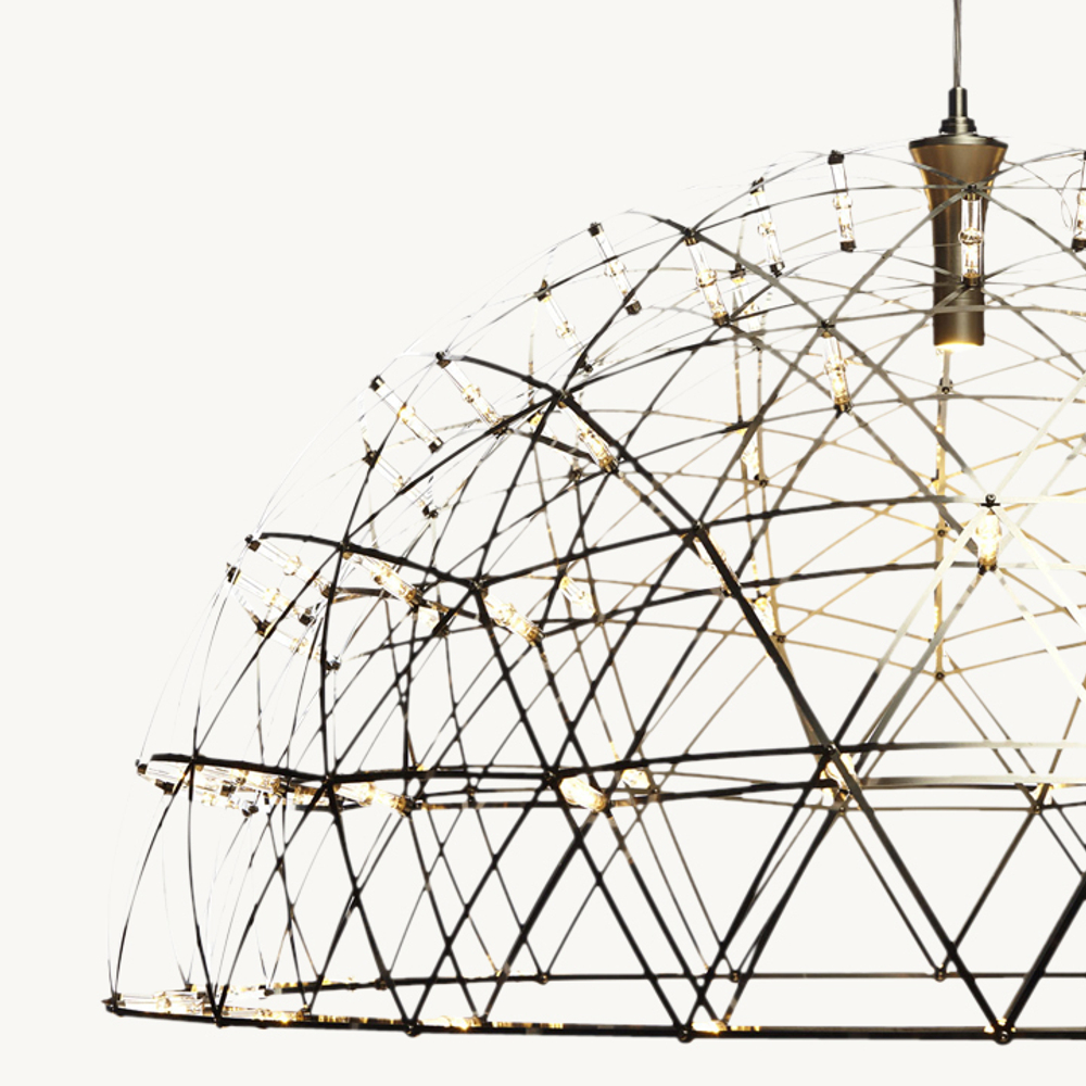 Pendant design lamp  Raimond Dome by Moooi (Gold,  D 79 cm)