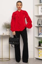 Блуза Дыхание осени (красная) Б14187-5М LT Collection