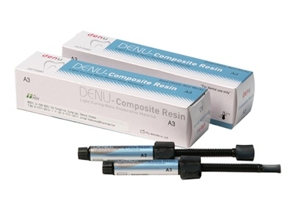 Композит стоматологический светоотверждаемый, 4г, (Denu Composite Resin A1)