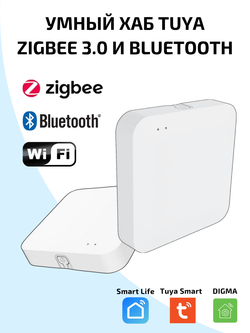 Умный хаб Tuya ZigBee Bluetooth BLE Wi-Fi для Умного Дома