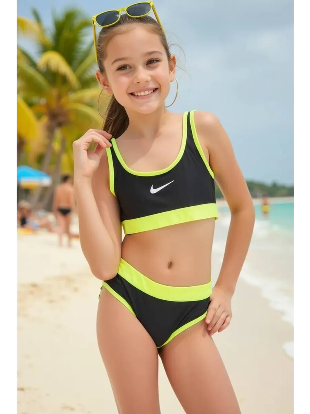 купальник раздельный спортивный для бассейна