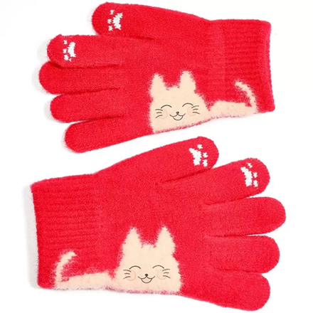 Перчатки детские ЛиНа с котенком