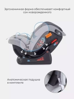 Автокресло RANT AY913 "MATRIX" Active Line (Grey) группа 0+-1-2-3  (0-36 кг)