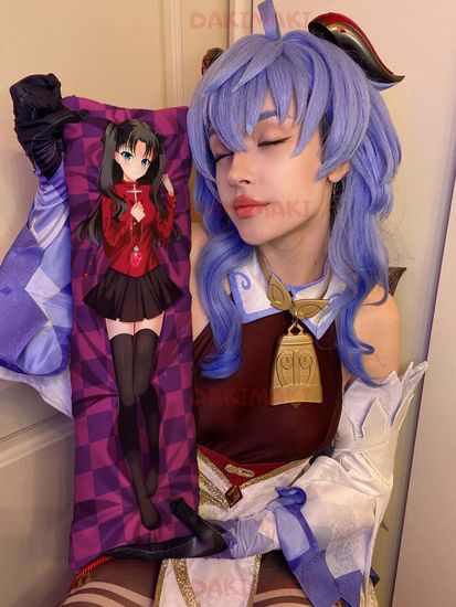 Мини дакимакура Рин Тосака из Судьба Вселенная арт. M0487, 60х20 см