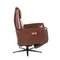 Кресло-реклайнер Angel Cerda 5056, коричневая кожа