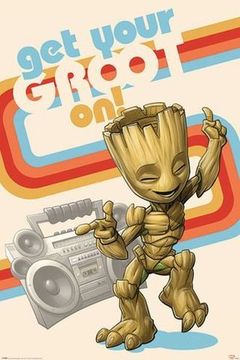 Постер PP34562 Guardians Of The Galaxy (Get Your Groot On)