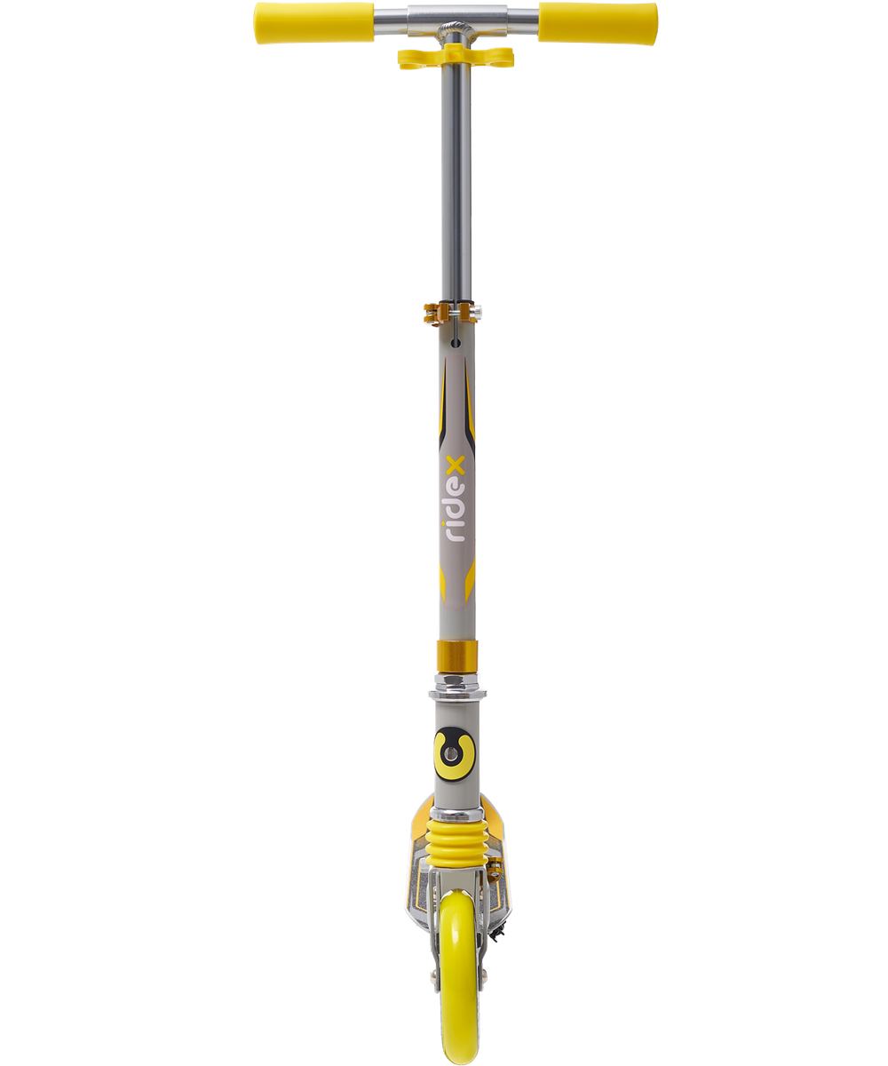 Самокат городской RIDEX Razzle R 145 мм, серый/желтый