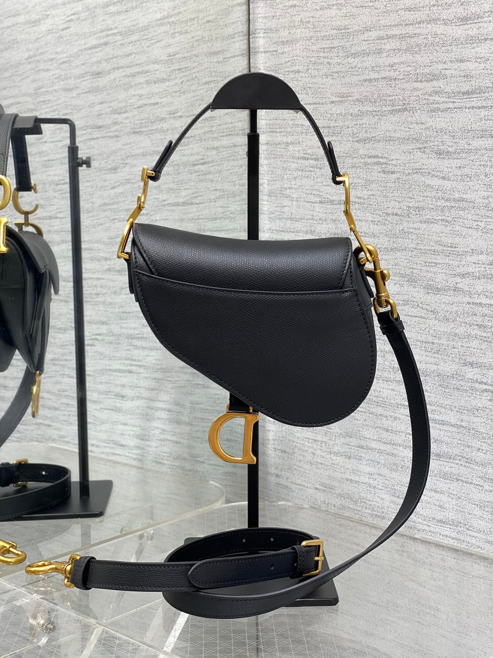 Christian Dior Small Saddle Bag with Strap