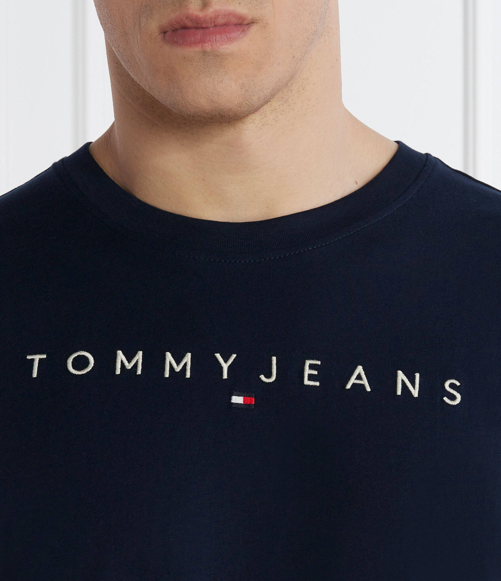 Футболка LINEAR LOGO TEE EXT Tommy Jeans - темно-синий(DM0DM17993)