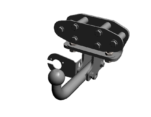 Фаркоп Балтекс для Toyota Land Cruiser 200 2007- (паспорт и сертификат в комплекте)(без электрики)арт.24199412