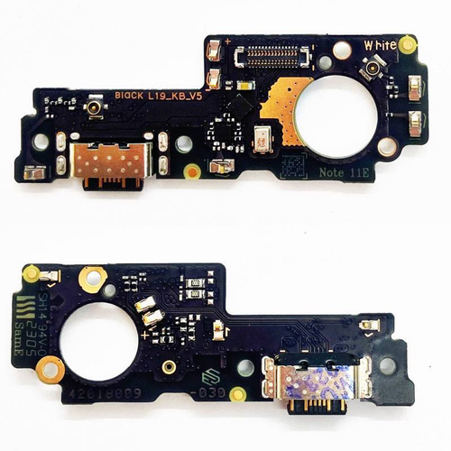 Шлейф для Xiaomi Poco M4 5G плата системный разъем/микрофон