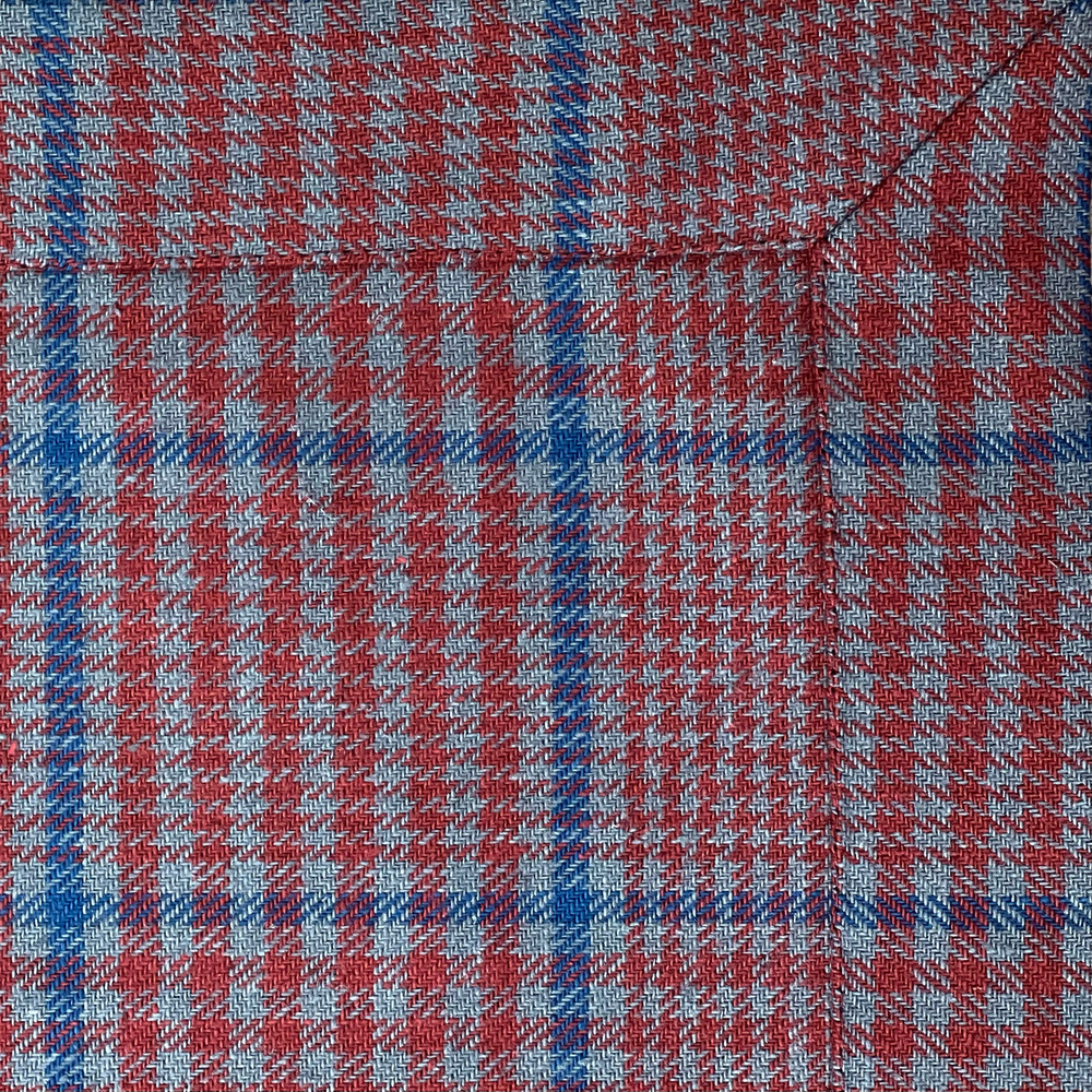 Скатерть льняная в клетку 125*165 см