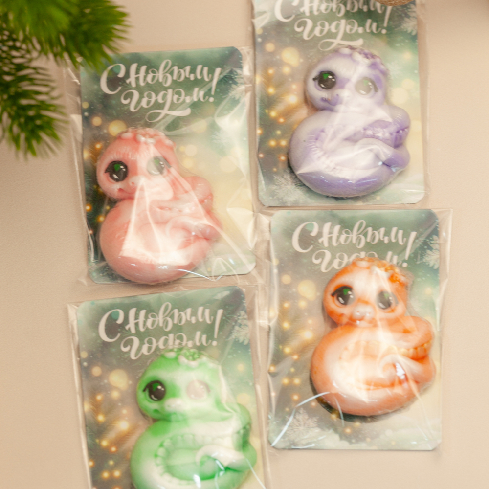 Мыло "Змейка открытка"