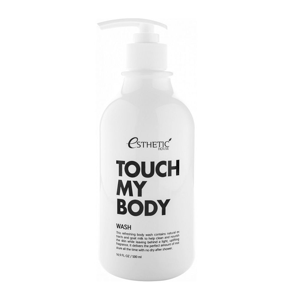 Гель для душа Esthetic House Touch My Body Goat Milk Body Wash Козье молоко 500 мл