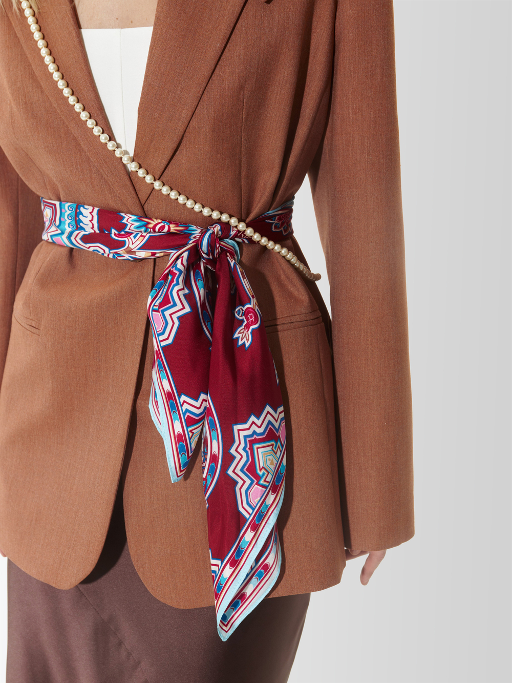 Платок «Кавказский скакун» 100% шёлк