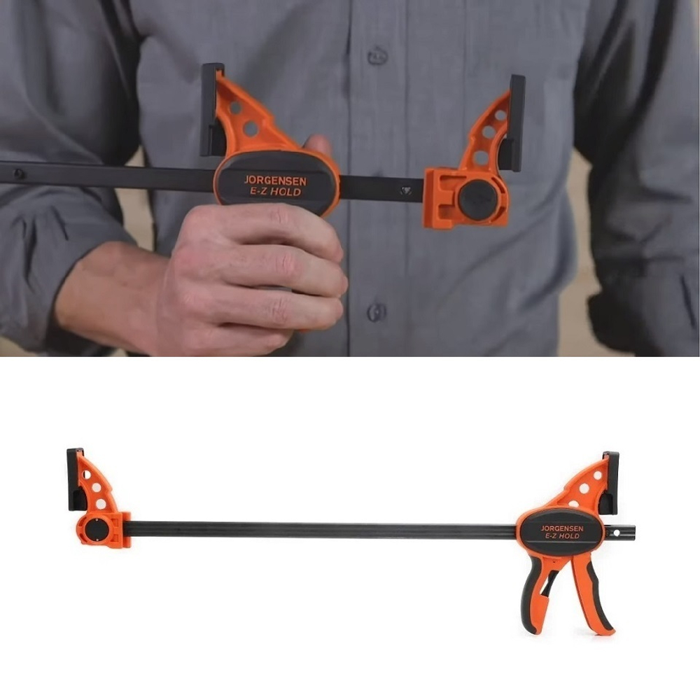 ХИТ! Струбцина быстрозажимная Heavy Duty E-Z HOLD 900 х 92 мм для тяжелых условий эксплуатации PONY JORGENSEN 33736